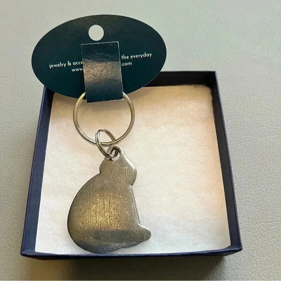 NWT AND BOX Danforth barn cat key chain - Picture 5 of 7